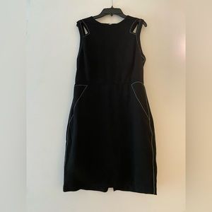 Express Black Shift Dress with Cut Outs